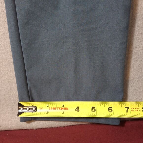 Rhone Commuter Slim Pants Men's 34x33 Dark Teal Performance Stretch Dress Work - Picture 4 of 13
